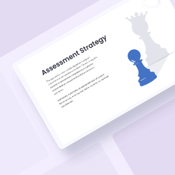 Assessment Strategy